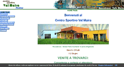 Desktop Screenshot of centrosportivovalmaira.it